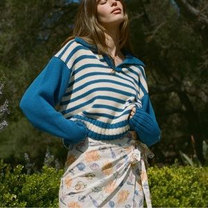 NWT Ciao Lucia Venezia Polo In Blue, Medium